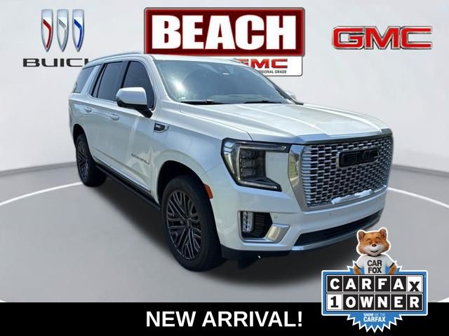 White Frost Tricoat 2023 GMC Yukon SUV / Crossover Four-Wheel Drive