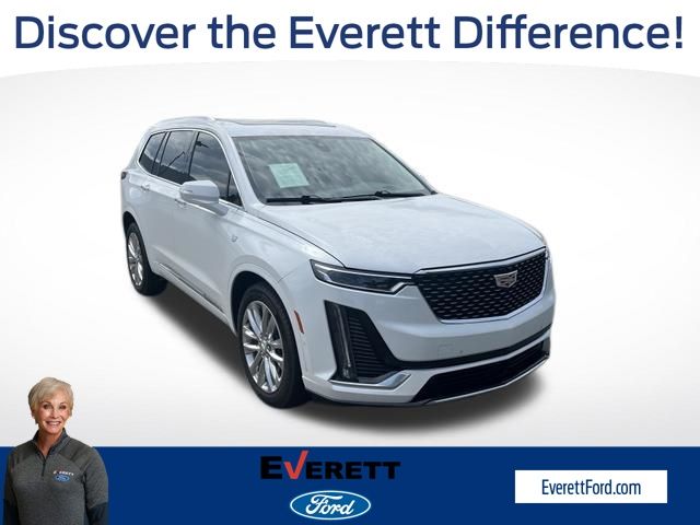 Crystal White 2024 Cadillac XT6 SUV / Crossover Four-Wheel Drive 9-Speed Automatic