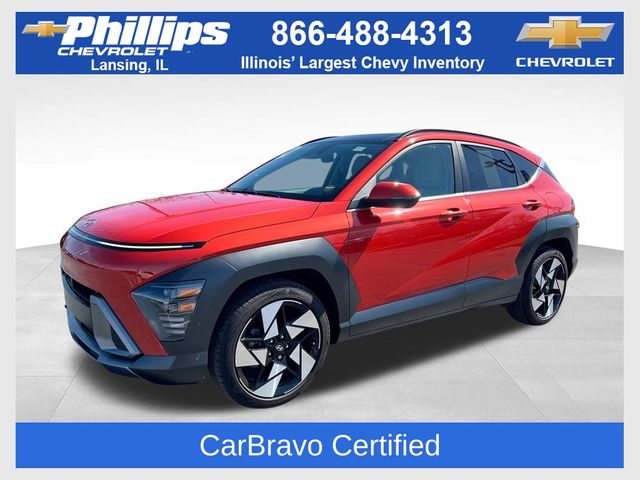 Soultronic Orange Pearl 2024 Hyundai Kona Limited FWD SUV / Crossover Front-Wheel Drive 8-Speed Automatic