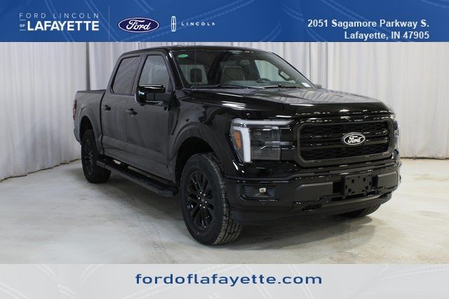 Agate Black Metallic 2026 Ford F-150 Lariat SuperCrew 4WD Pickup Truck Four-Wheel Drive Automatic