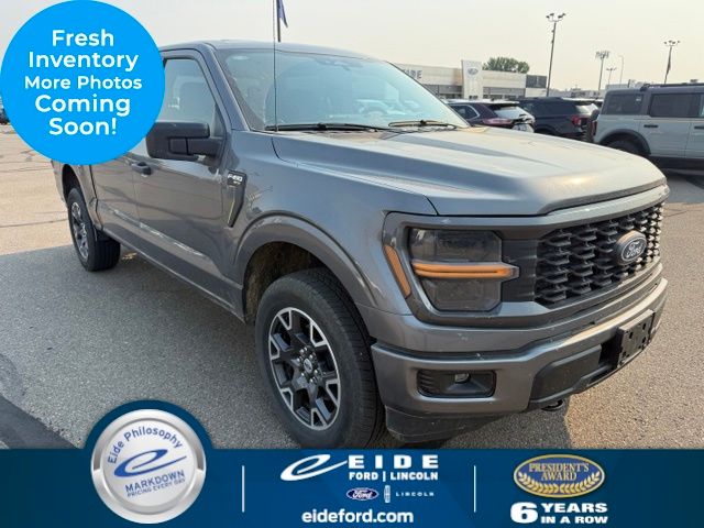 Carbonized Gray Metallic 2024 Ford F-150 Pickup Truck Four-Wheel Drive Automatic