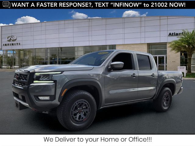 Gray (Gun Metallic) 2026 Nissan Frontier Pickup Truck Four-Wheel Drive 9-Speed Automatic Overdrive