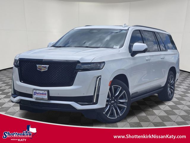 Crystal White Tricoat 2024 Cadillac Escalade ESV Sport Platinum 4WD SUV / Crossover Four-Wheel Drive Automatic