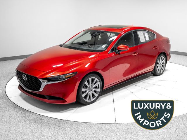 Soul Red Crystal Metallic 2019 Mazda MAZDA3 Sedan Front-Wheel Drive 6-Speed Automatic