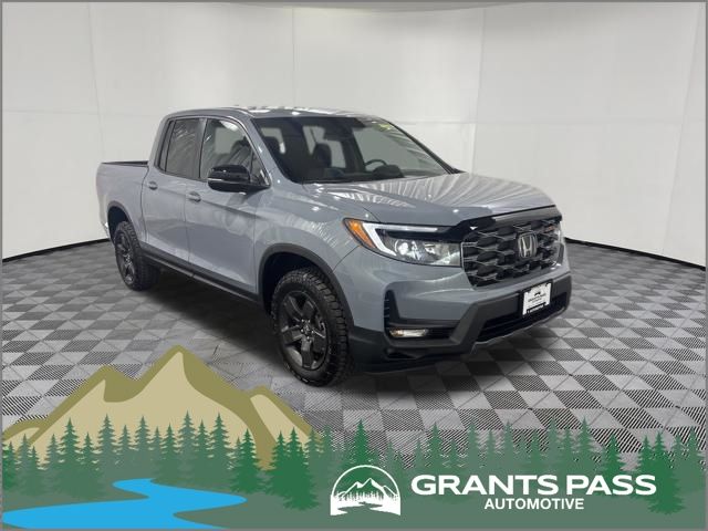 Crystal Black Pearl 2026 Honda Ridgeline TrailSport AWD Pickup Truck All-Wheel Drive 9-Speed Automatic