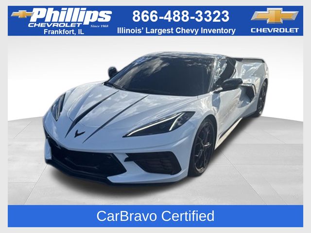 Arctic White 2022 Chevrolet Corvette Stingray 3LT Convertible RWD Convertible Rear-Wheel Drive 8-Speed Dual Clutch