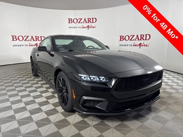 2025 Shadow Black Ford Mustang EcoBoost Coupe