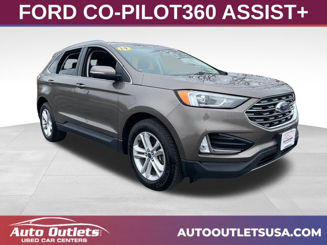 Stone Gray Metallic 2019 Ford Edge SEL AWD SUV / Crossover All-Wheel Drive 8-Speed Automatic