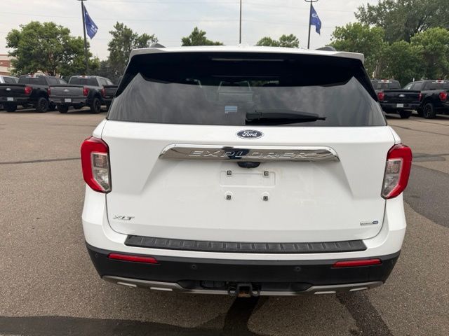 2020 Oxford White Ford Explorer XLT 4X4 SUV
