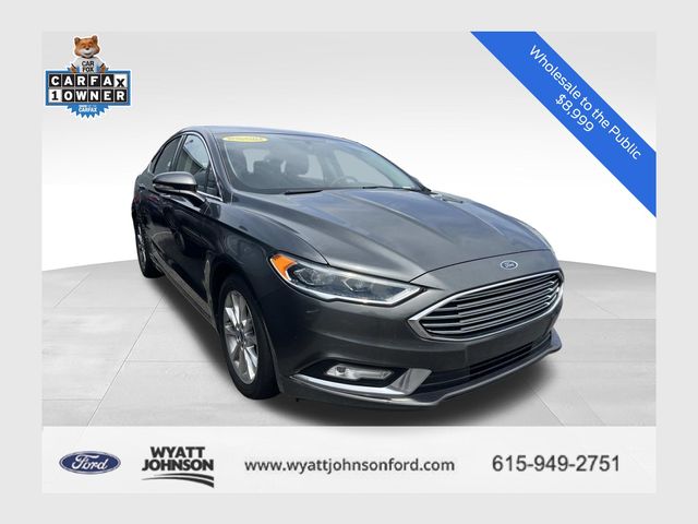 Gray (Magnetic) 2017 Ford Fusion Sedan Front-Wheel Drive 6-Speed Automatic