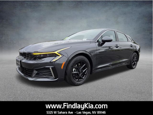 Interstellar Gray 2025 Kia K5 LXS FWD Sedan Front-Wheel Drive 8-Speed Automatic