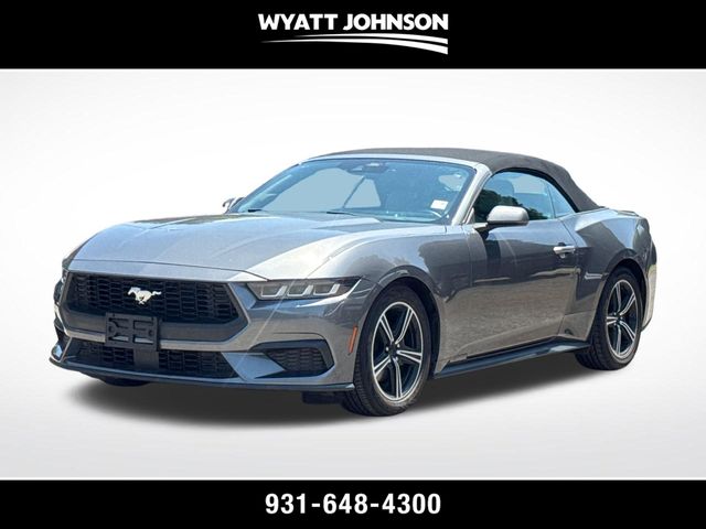 Gray Metallic 2024 Ford Mustang Convertible Rear-Wheel Drive Automatic