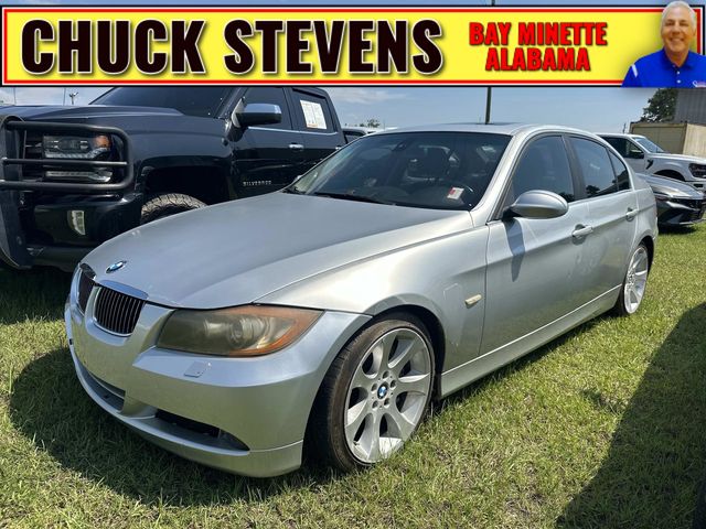 Silver 2007 BMW 3 Series Sedan Rear-Wheel Drive 6-Speed Automatic
