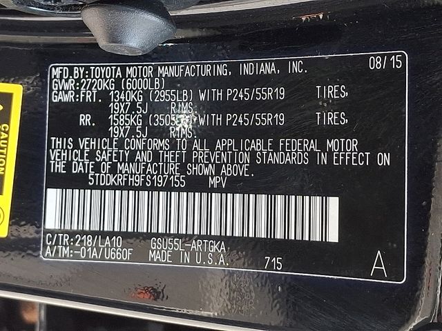 2015 Toyota Highlander Limited Black at Phil Fitts Ford
