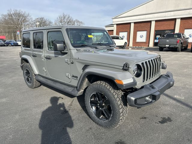 Certified Used 2021 Gray Jeep Unlimited Sahara Altitude image 11