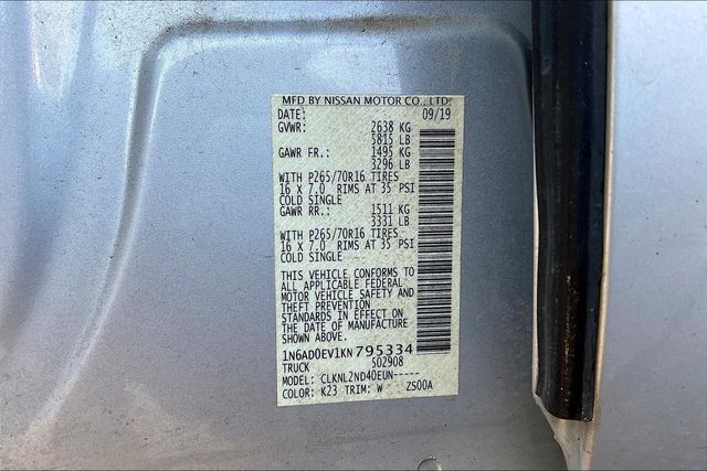 Used 2019 Nissan Frontier For Sale in OLIVE BRANCH, MS