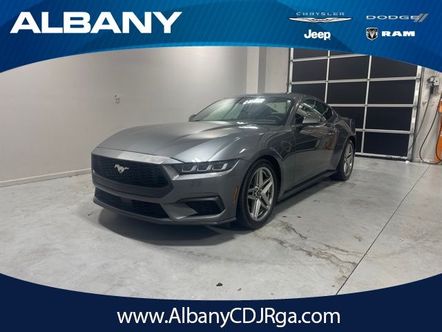 Gray Metallic 2024 Ford Mustang Coupe Rear-Wheel Drive Automatic
