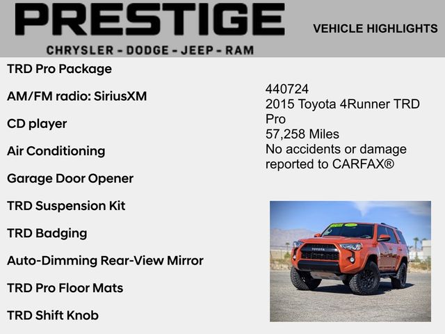 2015 Toyota 4Runner TRD Pro 2