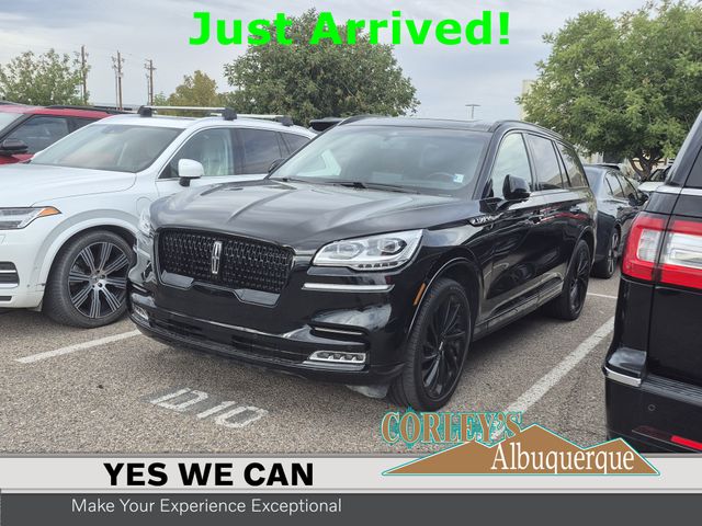 Infinite Black Metallic Clearcoat 2023 Lincoln Aviator SUV / Crossover All-Wheel Drive Automatic