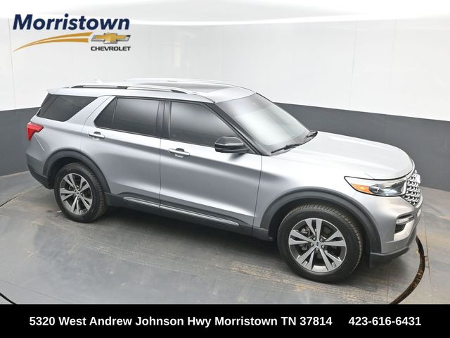 Silver Metallic 2020 Ford Explorer SUV / Crossover All-Wheel Drive Automatic