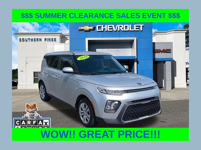 Sparkling Silver 2020 Kia Soul SUV / Crossover Front-Wheel Drive Continuously Variable Transmission