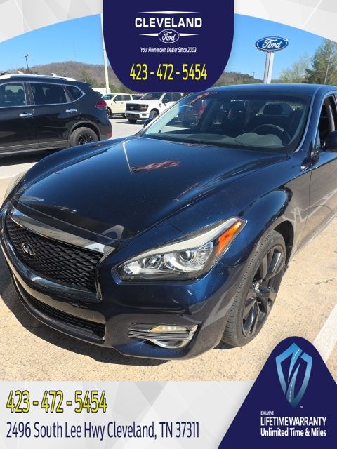 Hermosa Blue 2016 INFINITI Q70L 3.7 RWD Sedan Rear-Wheel Drive 7-Speed Automatic