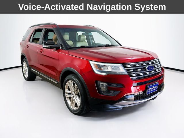 Ruby Red Metallic 2016 Ford Explorer XLT 4WD SUV / Crossover All-Wheel Drive 6-Speed Automatic