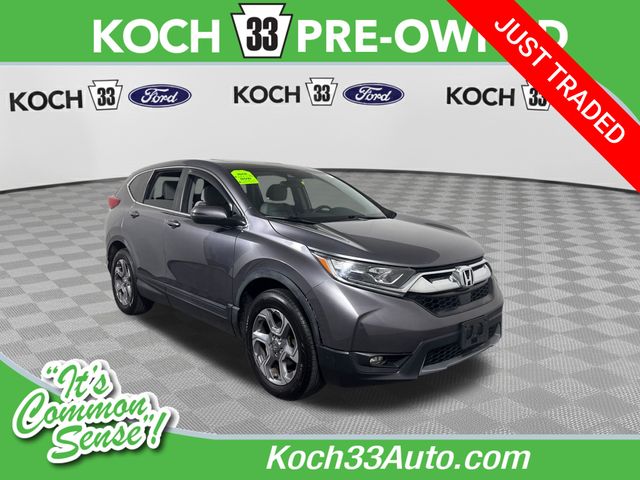 Black 2019 Honda CR-V EX AWD SUV / Crossover All-Wheel Drive Continuously Variable Transmission