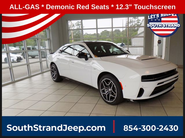 Bright White Clearcoat 2026 Dodge Charger Sedan All-Wheel Drive 8-Speed Automatic