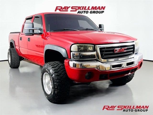 Fire Red 2007 GMC Sierra 1500HD Pickup Truck Four-Wheel Drive 4-Speed Automatic Overdrive