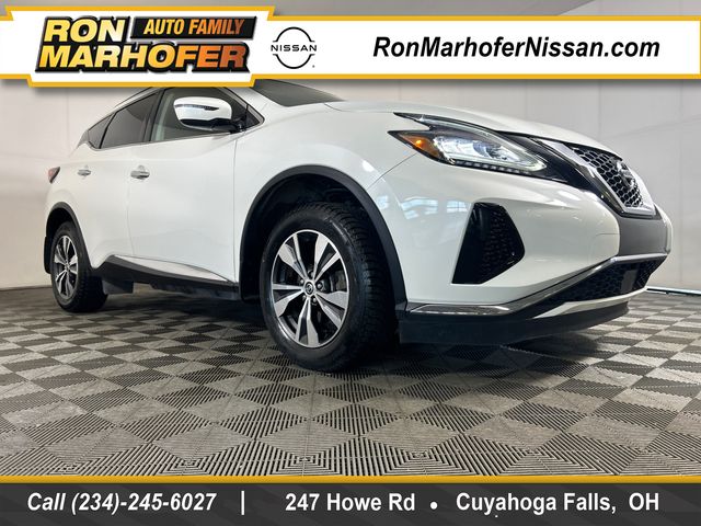 Pearl White Tricoat 2021 Nissan Murano SUV / Crossover Front-Wheel Drive Continuously Variable Transmission