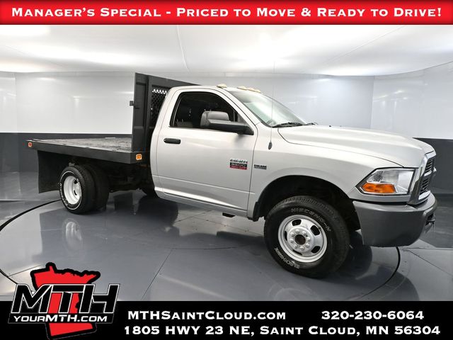Bright Silver Metallic Clearcoat 2011 RAM 3500 Chassis Pickup Truck 5-Speed Automatic
