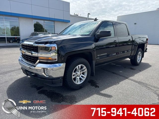 Black 2018 Chevrolet Silverado 1500 Pickup Truck Four-Wheel Drive 6-Speed Automatic Overdrive