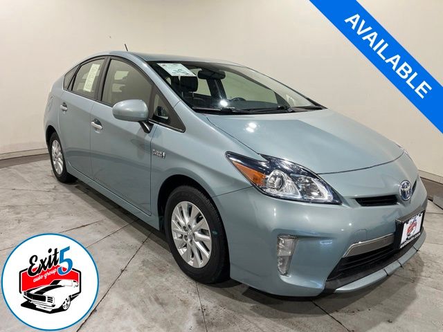 Pearl 2015 Toyota Prius Plug-In Hybrid Hatchback Front-Wheel Drive Continuously Variable Transmission