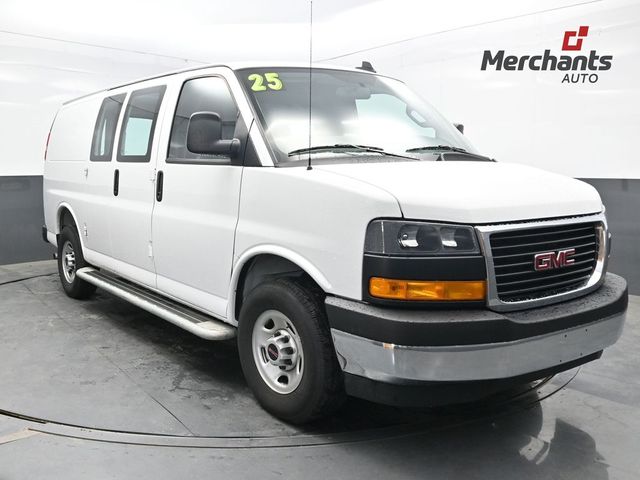 Summit White 2025 GMC Savana Cargo Van Rear-Wheel Drive 8-Speed Automatic Overdrive
