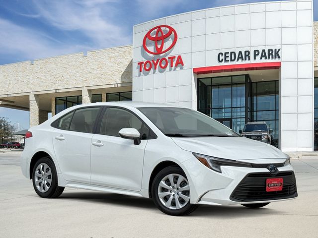 Ice 2024 Toyota Corolla Hybrid LE FWD Sedan Front-Wheel Drive Continuously Variable Transmission
