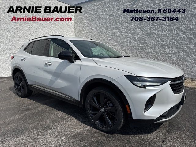 White Frost Tricoat 2023 Buick Envision Essence AWD SUV / Crossover All-Wheel Drive 9-Speed Automatic