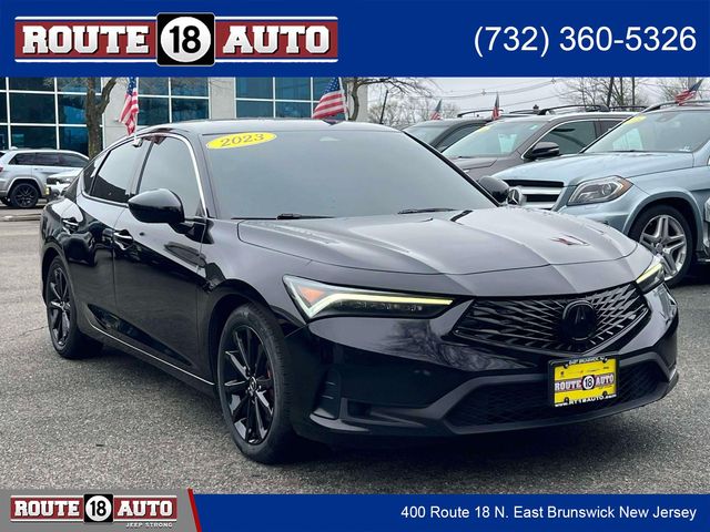 Black 2023 Acura Integra FWD Sedan Front-Wheel Drive Continuously Variable Transmission