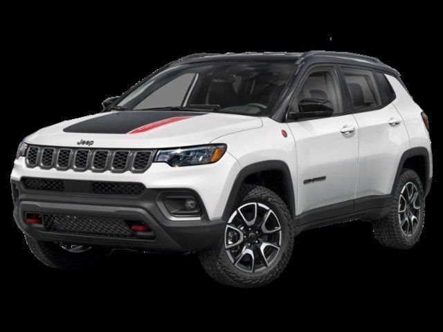 Bright White Clearcoat 2026 Jeep Compass Trailhawk 4WD SUV / Crossover Four-Wheel Drive 8-Speed Automatic