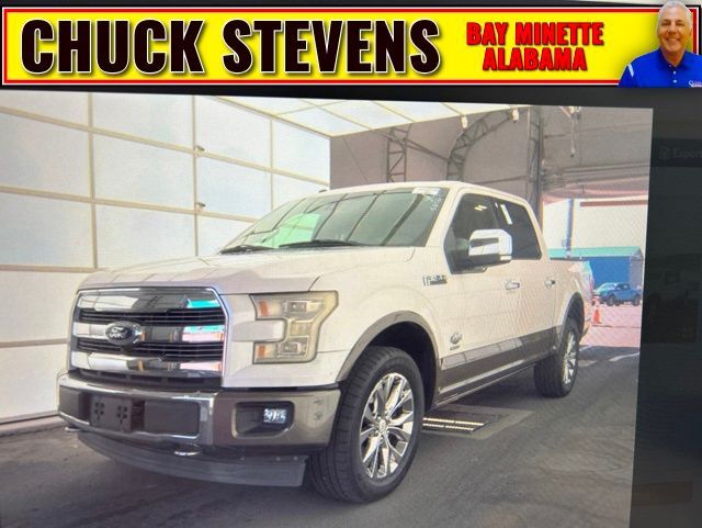White 2017 Ford F-150 King Ranch SuperCrew 4WD Pickup Truck Four-Wheel Drive Automatic