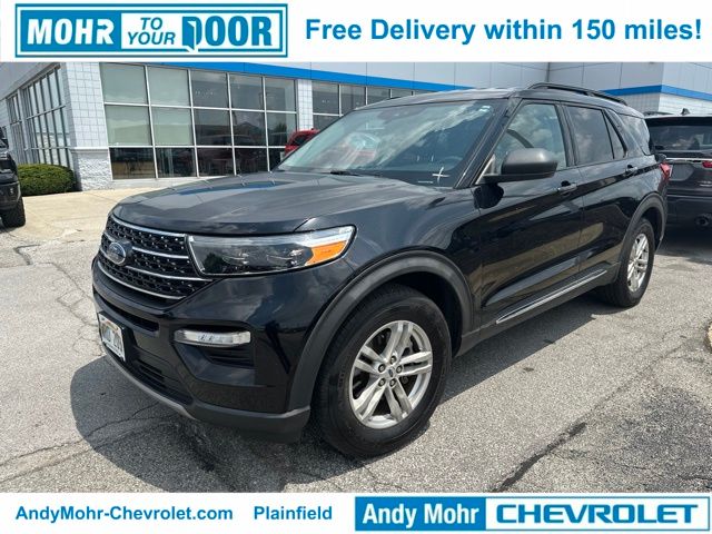 Black Metallic 2020 Ford Explorer SUV / Crossover Rear-Wheel Drive Automatic