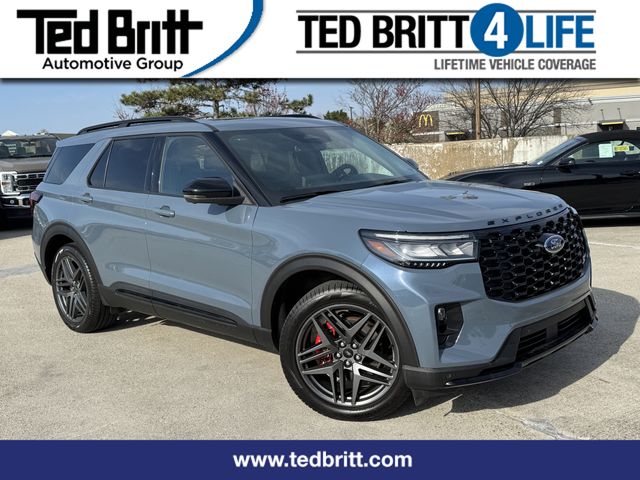 Vapor Blue Metallic 2025 Ford Explorer ST AWD SUV / Crossover All-Wheel Drive Automatic