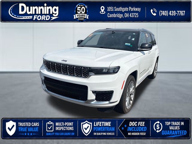 Bright White Clearcoat 2022 Jeep Grand Cherokee L SUV / Crossover Four-Wheel Drive 8-Speed Automatic