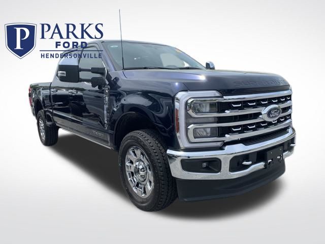 Antimatter Blue Metallic 2024 Ford F-250 Super Duty Lariat Crew Cab 4WD Pickup Truck Four-Wheel Drive Automatic