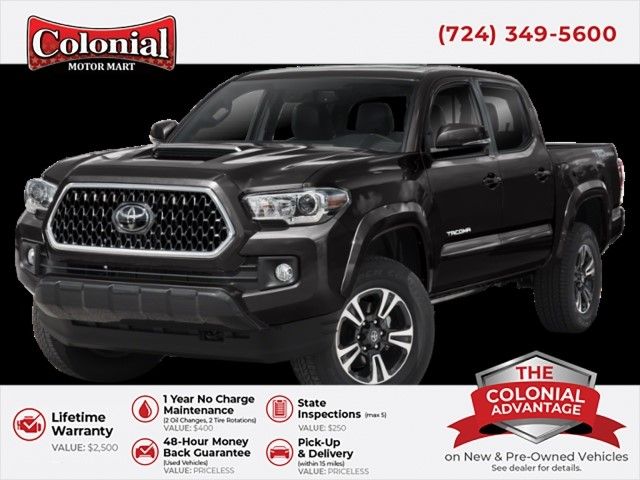 Brown (Beige) 2019 Toyota Tacoma Pickup Truck Four-Wheel Drive 6-Speed Automatic