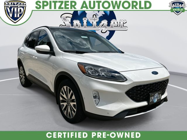 White Metallic 2020 Ford Escape SUV / Crossover All-Wheel Drive 8-Speed Automatic