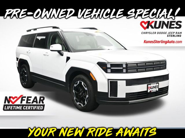 Serenity White 2024 Hyundai Santa Fe SEL AWD SUV / Crossover All-Wheel Drive Automatic