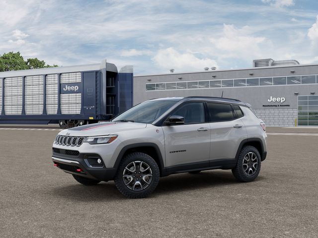 Silver Zynith Metallic Clearcoat 2026 Jeep Compass Trailhawk 4WD SUV / Crossover Four-Wheel Drive 8-Speed Automatic