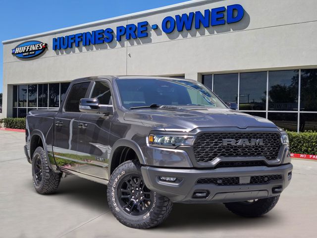 Gray (Granite Crystal Metallic Clearcoat) 2025 RAM 1500 Pickup Truck Four-Wheel Drive 8-Speed Automatic
