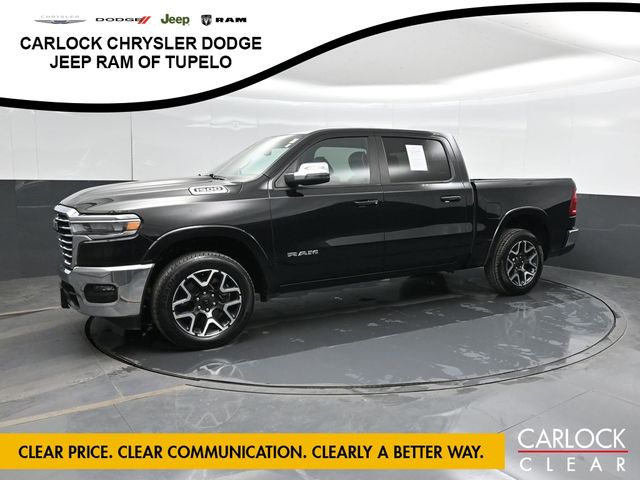 Diamond Black Crystal Pearlcoat 2025 RAM 1500 Pickup Truck Four-Wheel Drive 8-Speed Automatic
